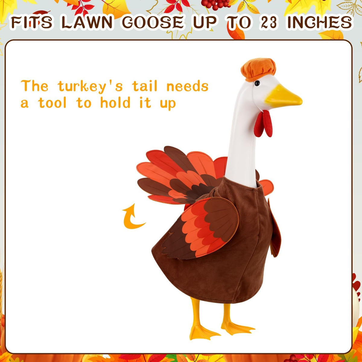 Thanksgiving Turkey Porch Goose Costume