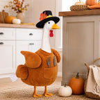 Thanksgiving Turkey Porch Goose Outfit with Cutlery