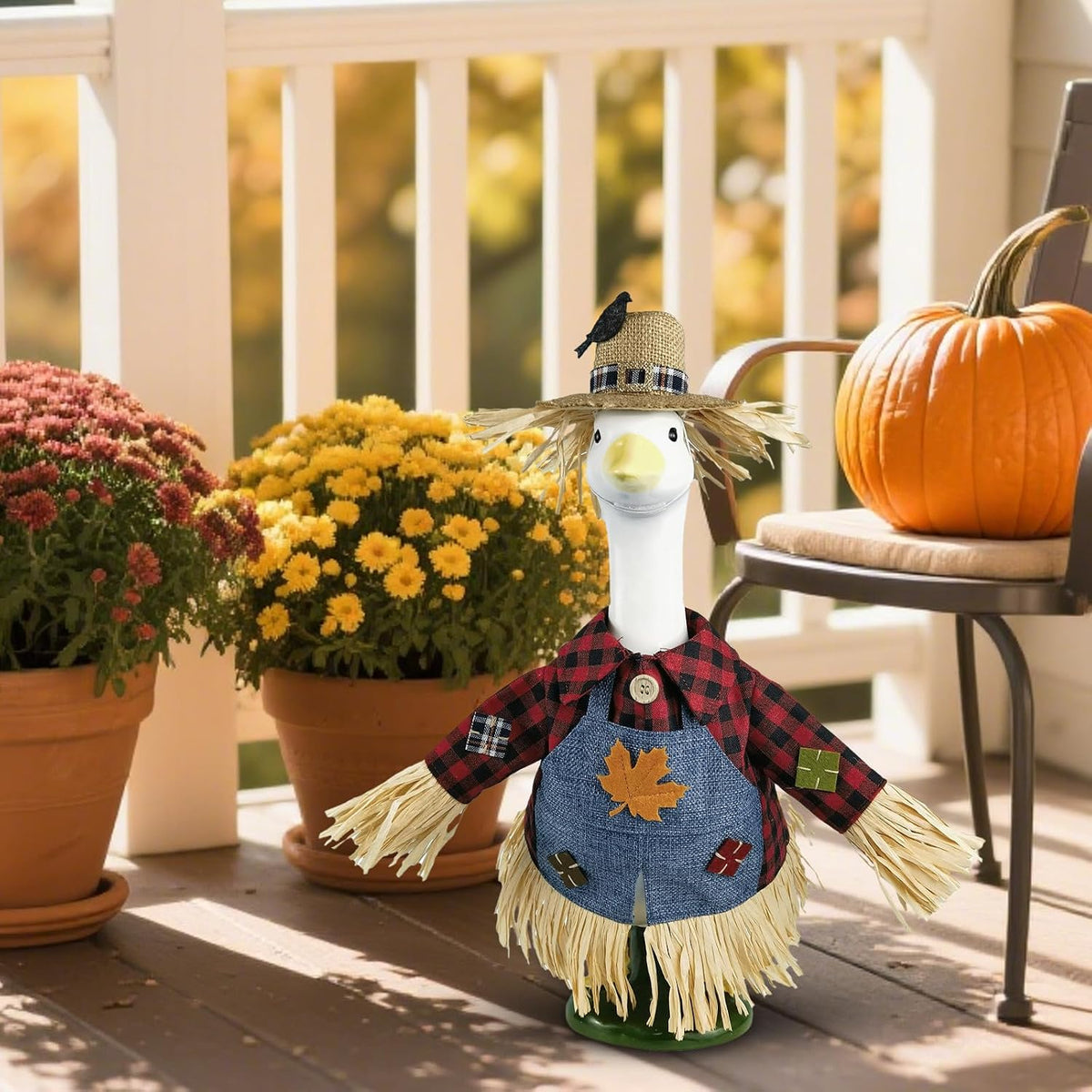 Scarecrow Porch Goose Outfit – 23 Inch