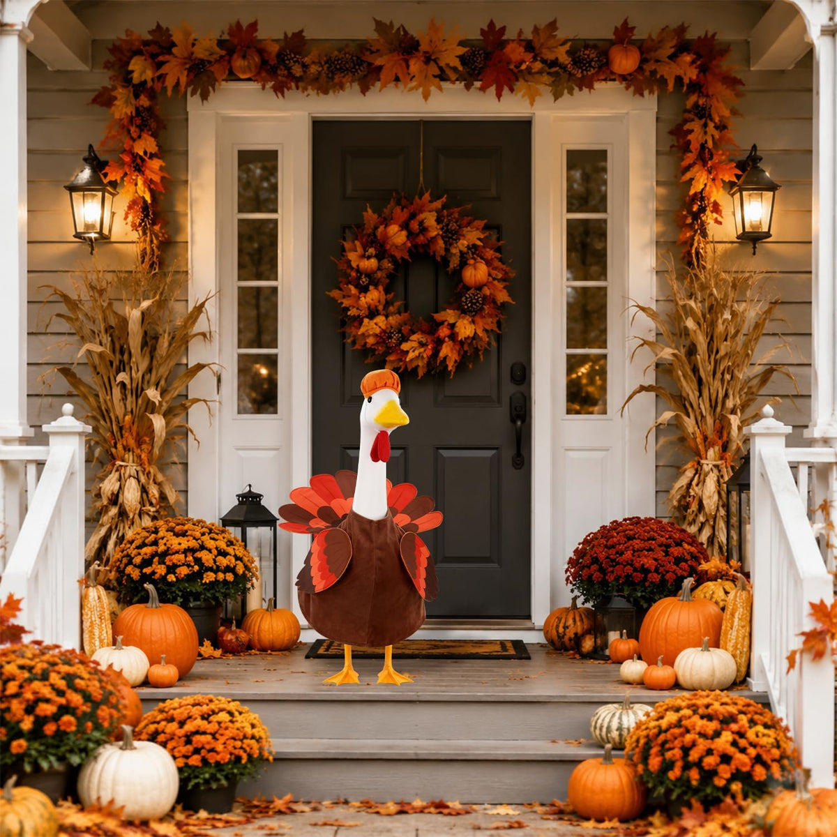 Thanksgiving Turkey Porch Goose Costume