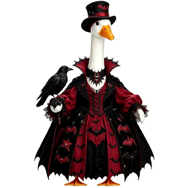 Vampire Witch Halloween Porch Goose Outfit