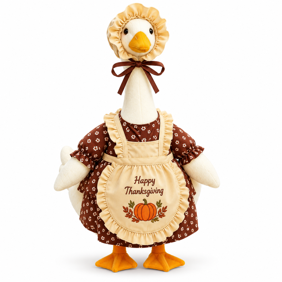 Thanksgiving Floral Maid Porch Goose Outfit