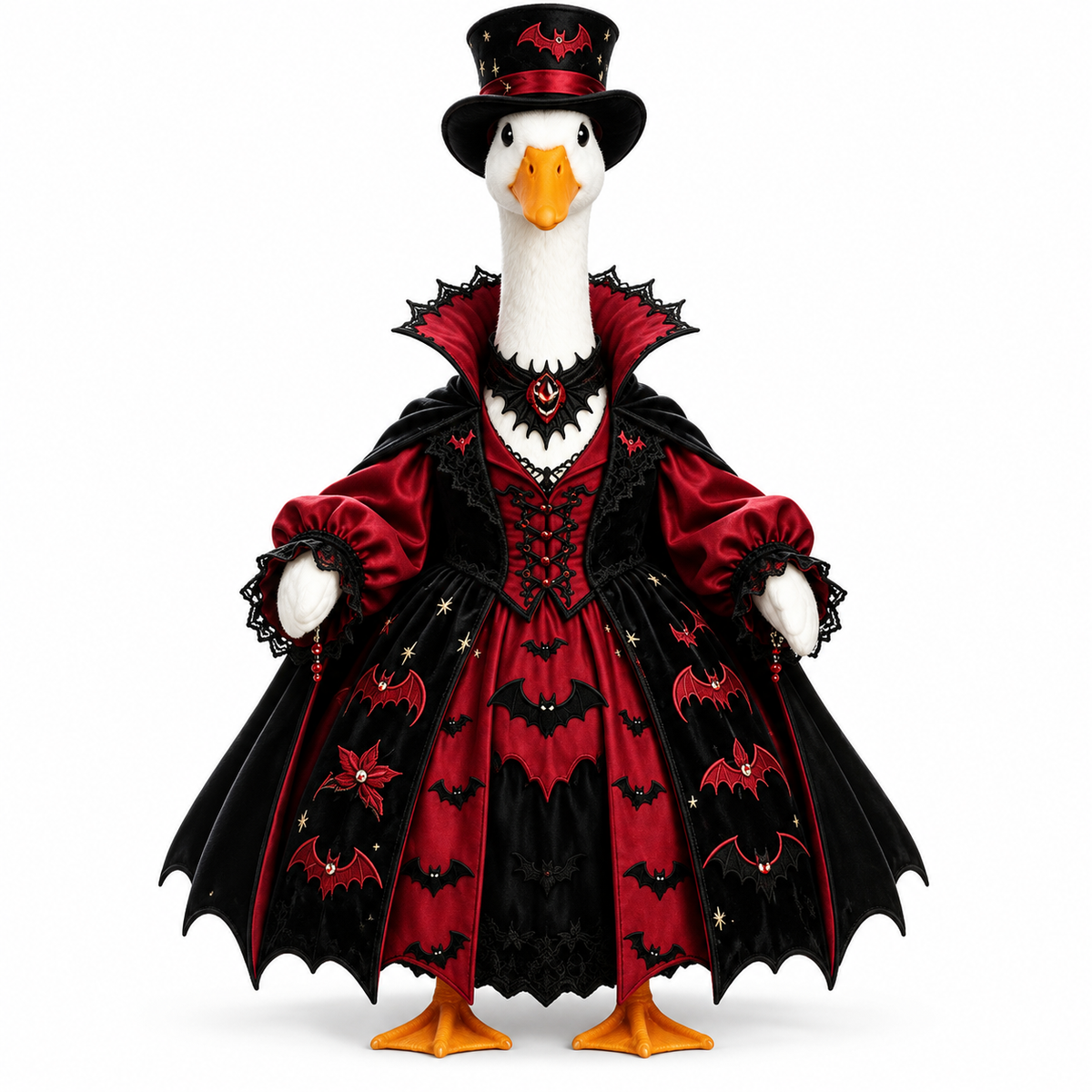 Vampire Witch Halloween Porch Goose Outfit