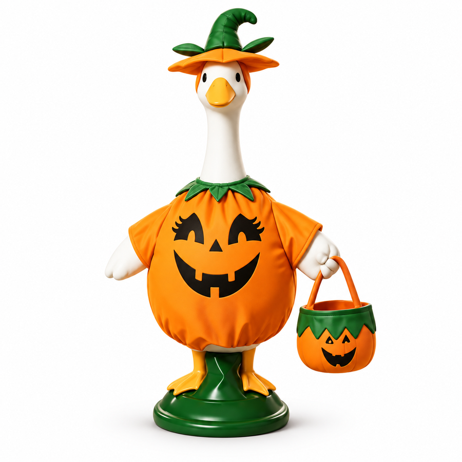 3-Piece Pumpkin Porch Goose Halloween Outfit