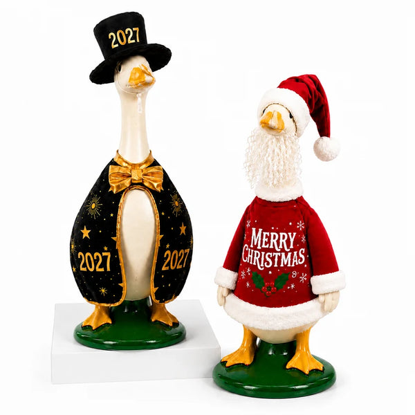 Christmas Porch Goose Outfit