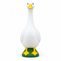 22.5-Inch White Porch Goose Statue