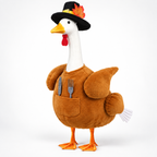 Thanksgiving Turkey Porch Goose Outfit with Cutlery