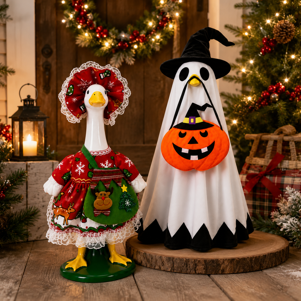 Porch Goose & Swing 2-Piece Set