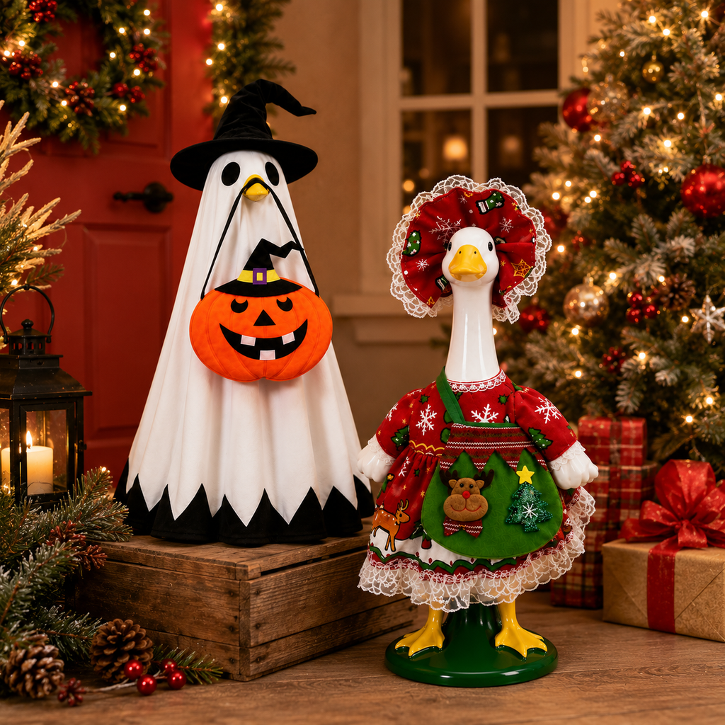 Porch Goose & Swing 2-Piece Set