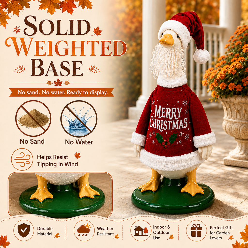 Christmas Porch Goose Outfit