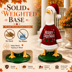 Christmas Porch Goose Outfit