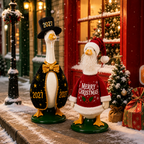 Christmas Porch Goose Outfit
