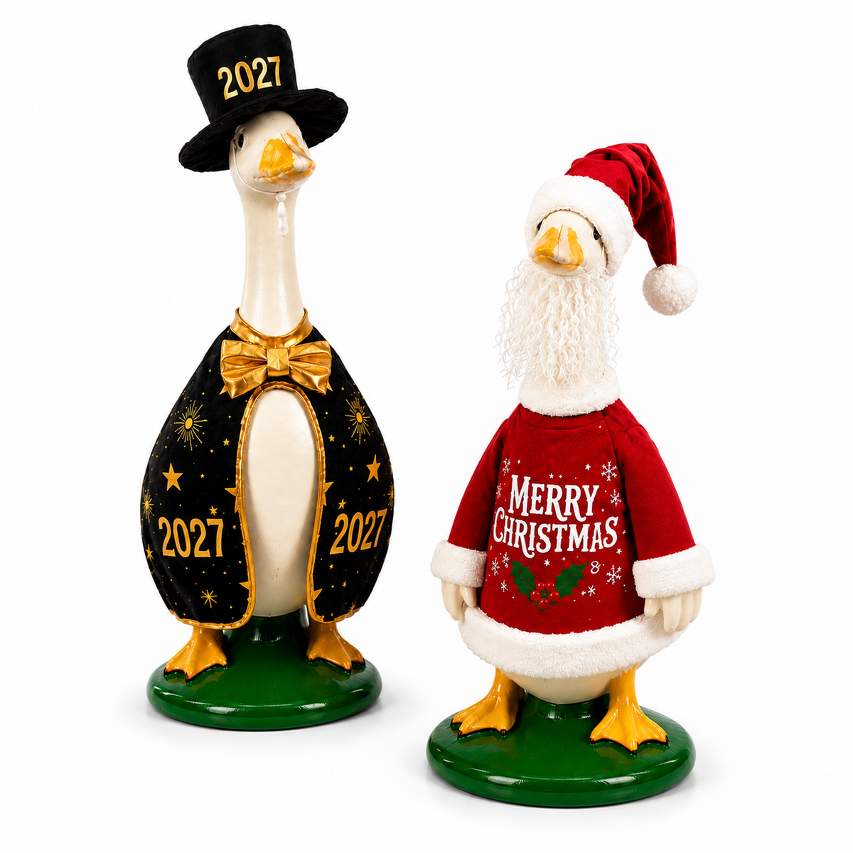 Christmas Porch Goose Outfit