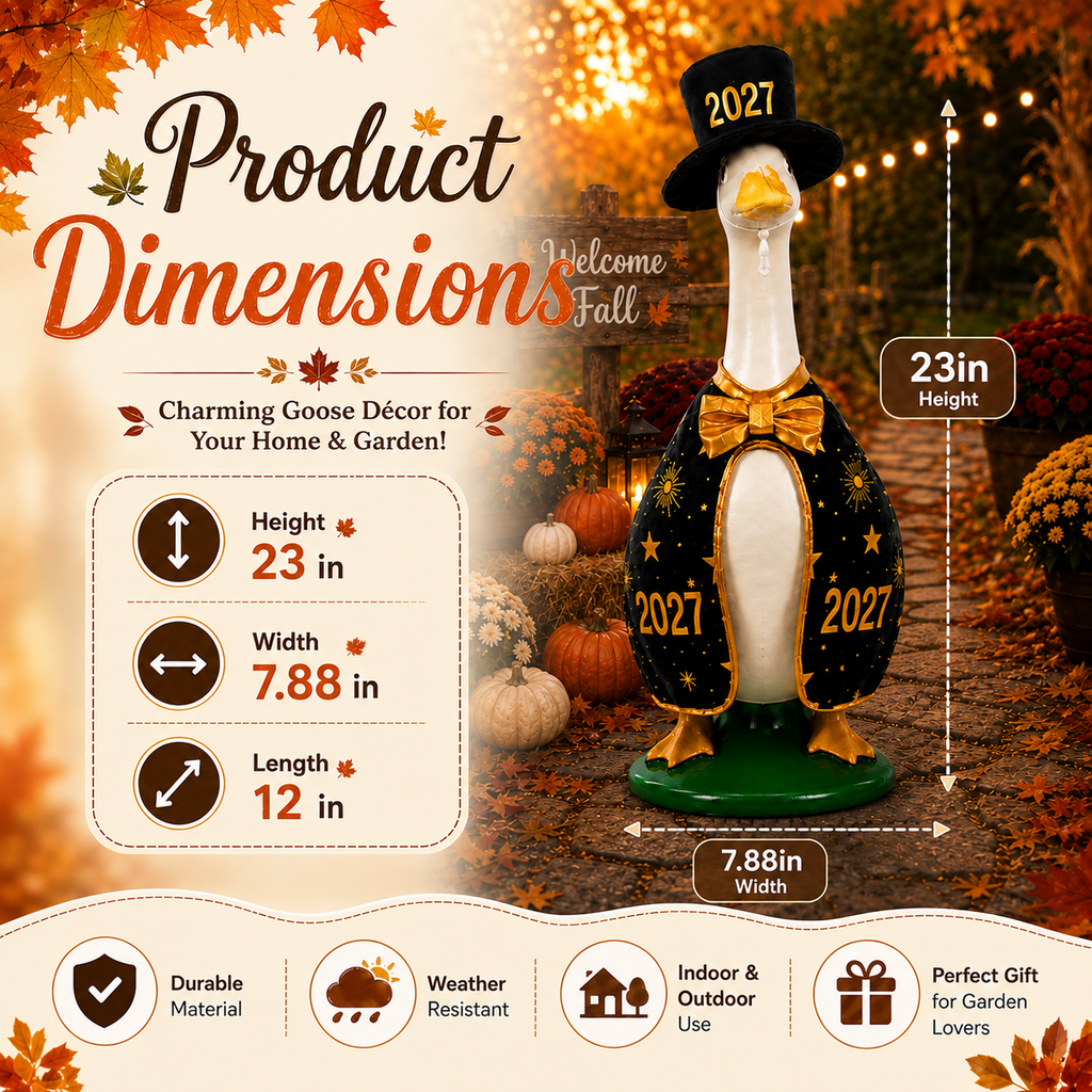 Christmas Porch Goose Outfit