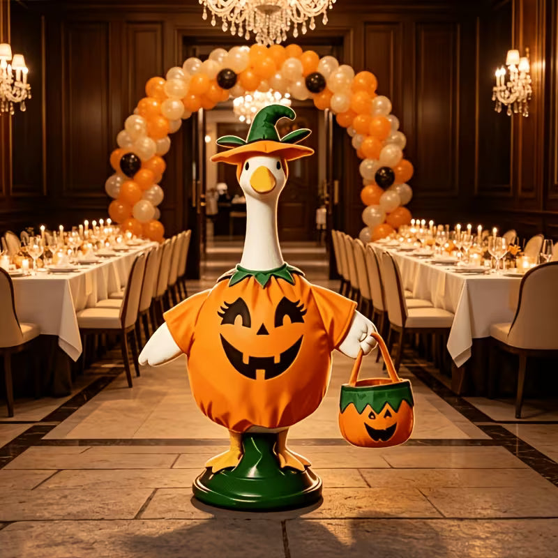 3-Piece Pumpkin Porch Goose Halloween Outfit